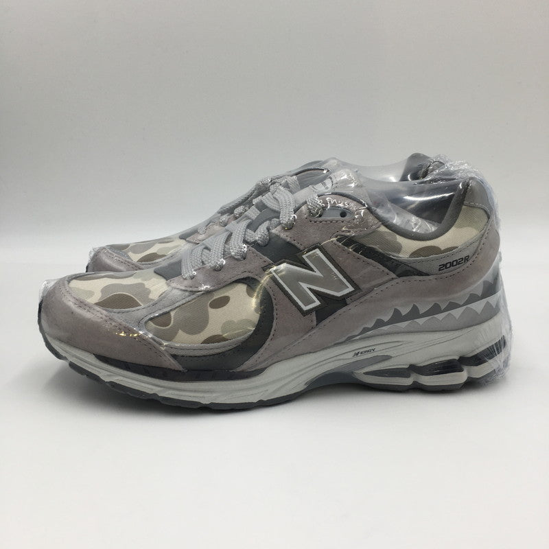 【中古美品】【メンズ】 A BATHING APE アベイシングエイプ × NEW BALANCE ニューバランス 別注 コラボ 2002R M2002RBG スニーカー 靴 162-241117-kk-44-tei カラー：GRAY 万代Net店