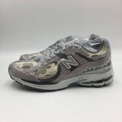 【中古美品】【メンズ】 A BATHING APE アベイシングエイプ × NEW BALANCE ニューバランス 別注 コラボ 2002R M2002RBG スニーカー 靴 162-241117-kk-44-tei カラー：GRAY 万代Net店