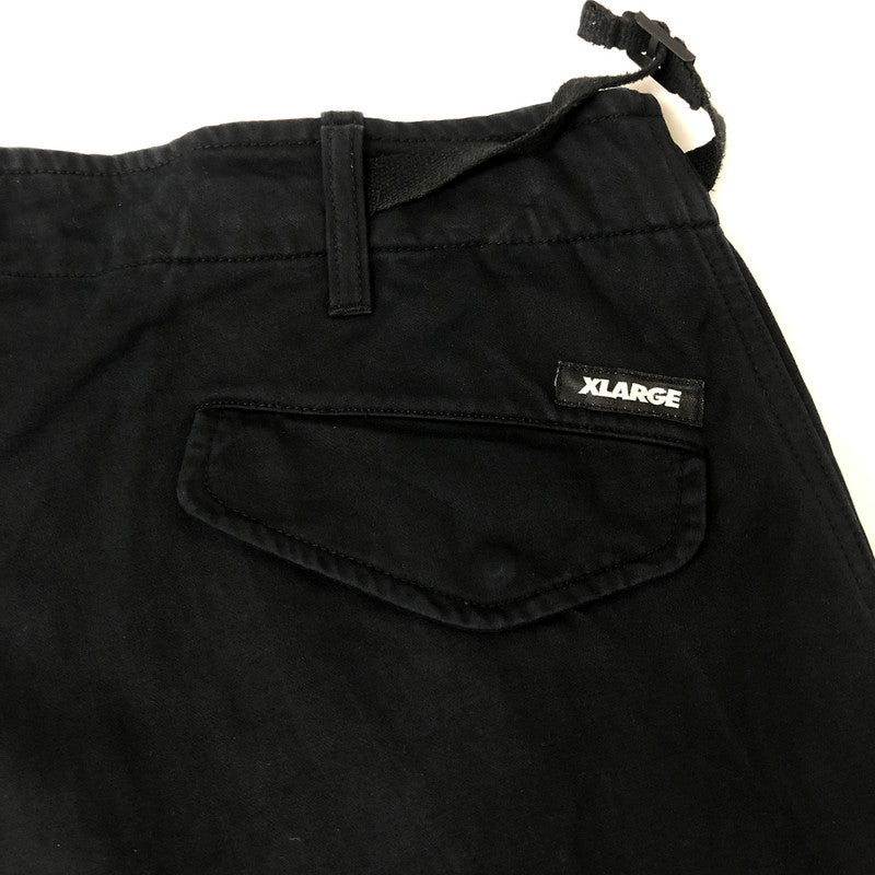 【中古品】【メンズ】 XLARGE エクストララージ CUSTOM MILITARY PANTS 101243031008 カスタム ミリタリーパンツ ボトムス 153-241229-kk-11-tei サイズ：32 カラー：ブラック 万代Net店