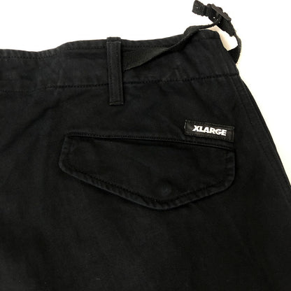 【中古品】【メンズ】 XLARGE エクストララージ CUSTOM MILITARY PANTS 101243031008 カスタム ミリタリーパンツ ボトムス 153-241229-kk-11-tei サイズ：32 カラー：ブラック 万代Net店