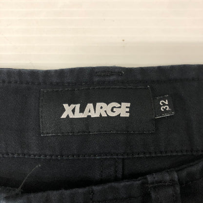 【中古品】【メンズ】 XLARGE エクストララージ CUSTOM MILITARY PANTS 101243031008 カスタム ミリタリーパンツ ボトムス 153-241229-kk-11-tei サイズ：32 カラー：ブラック 万代Net店