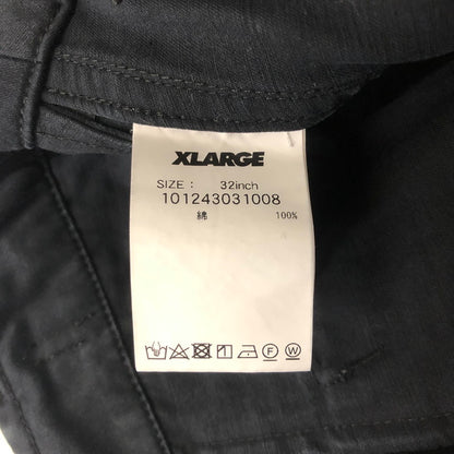 【中古品】【メンズ】 XLARGE エクストララージ CUSTOM MILITARY PANTS 101243031008 カスタム ミリタリーパンツ ボトムス 153-241229-kk-11-tei サイズ：32 カラー：ブラック 万代Net店