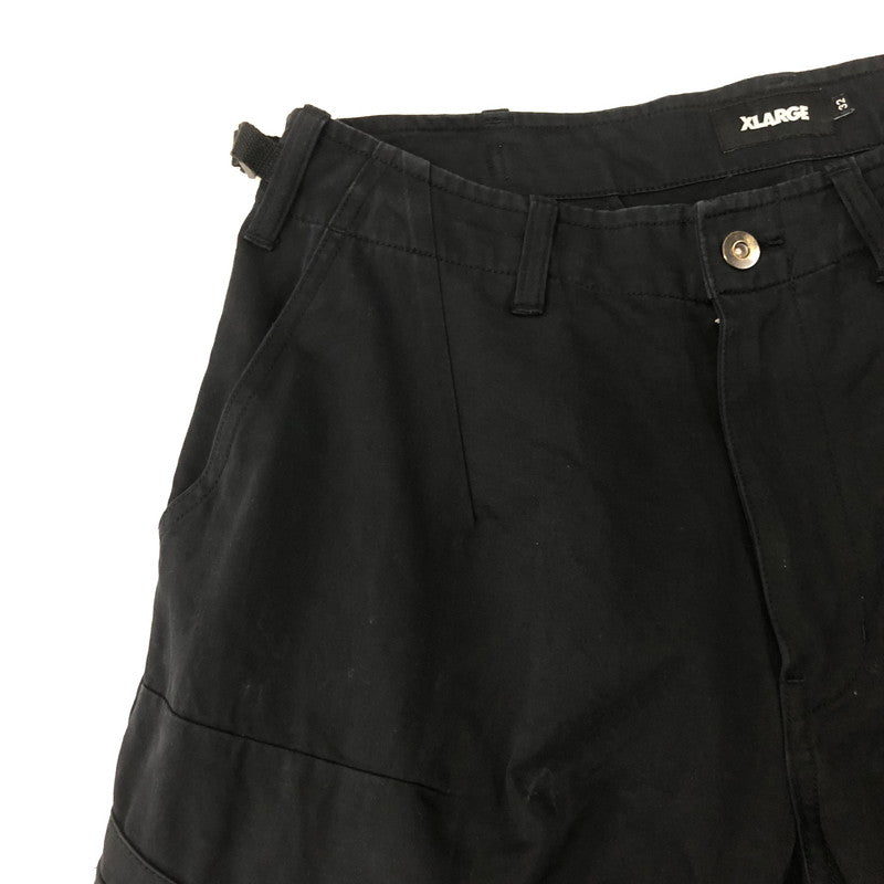 【中古品】【メンズ】 XLARGE エクストララージ CUSTOM MILITARY PANTS 101243031008 カスタム ミリタリーパンツ ボトムス 153-241229-kk-11-tei サイズ：32 カラー：ブラック 万代Net店