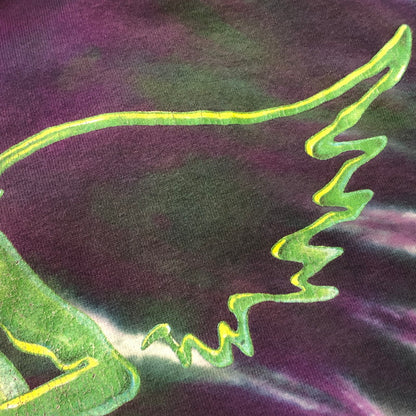 【中古品】【メンズ】 UNKNOWN 90’s AEROSMITH TIEDYE TEE 90年代 エアロスミス タイダイ Ｔシャツ 半袖 トップス 145-260711-sa-07-tei サイズ：L カラー：パープル 万代Net店