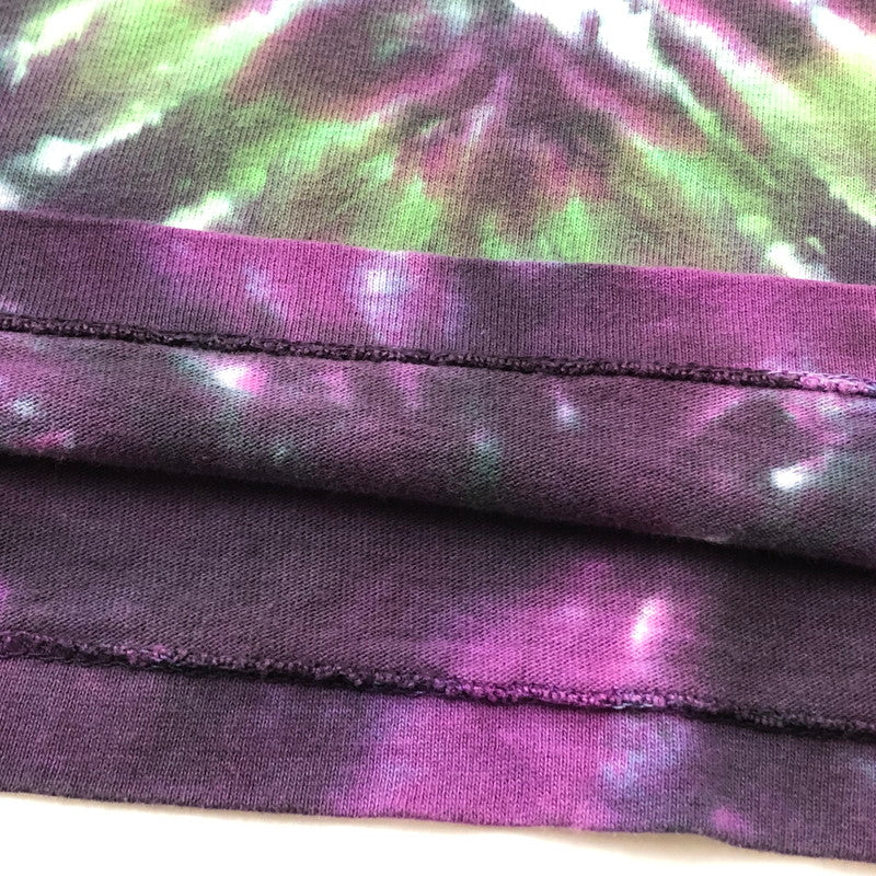 【中古品】【メンズ】 UNKNOWN 90’s AEROSMITH TIEDYE TEE 90年代 エアロスミス タイダイ Ｔシャツ 半袖 トップス 145-260711-sa-07-tei サイズ：L カラー：パープル 万代Net店