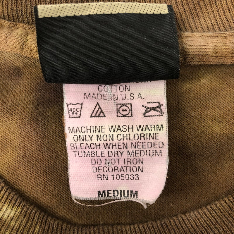 【中古品】【メンズ】  LIQUID BLUE リキッドブルー 00's AERO SMITH TIE DYE CONCERT T-SHIRT 00年代 エアロスミス タイダイ コンサート Tシャツ 半袖 トップス 145-250123-kk-02-tei サイズ：M カラー：ブラウン 万代Net店