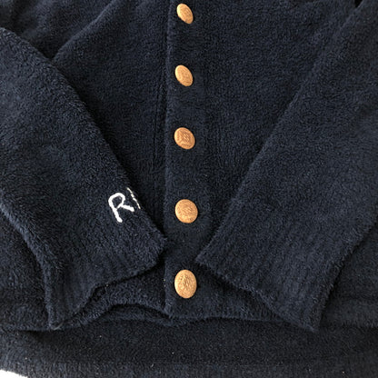 【中古品】【メンズ】 Ron Herman ロンハーマン × BAREFOOT DREAMS ベアフットドリームス 別注 コラボ SHAWL COLLAR CARDIGAN C564 ショールカラーカーディガン トップス 141-241117-kk-07-tei サイズ：M カラー：ネイビー 万代Net店