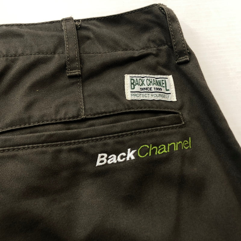 【中古品】【メンズ】 BACK CHANNEL バック チャンネル CHINO PANT チノ パンツ ボトムス 153-260702-sa-02-tei サイズ：L カラー：カーキ 万代Net店