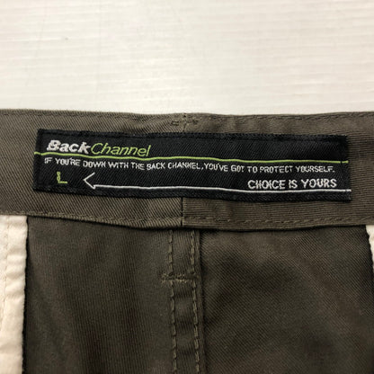 【中古品】【メンズ】 BACK CHANNEL バック チャンネル CHINO PANT チノ パンツ ボトムス 153-260702-sa-02-tei サイズ：L カラー：カーキ 万代Net店