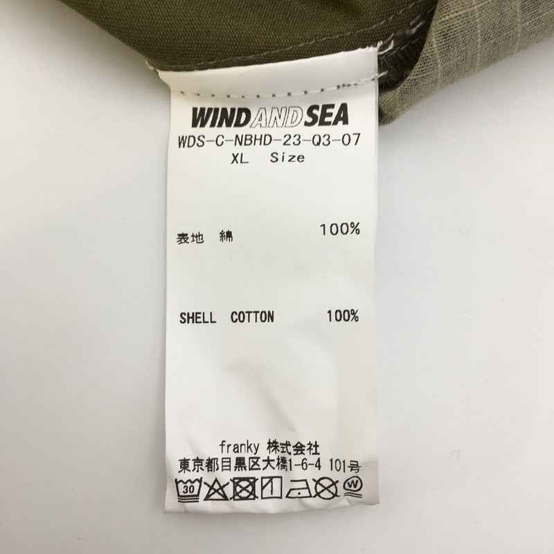【中古美品】【メンズ】 NEIGHBORHOOD ネイバーフッド × WIND AND SEA ウィンダンシー 別注 コラボ 23SS WDS M65 FIELD PANTS WDS-C-NBHD-23-Q3-07 M65 フィールドパンツ ボトムス ミリタリーパンツ 153-241124-kk-18-tei サイズ：XL カラー：OLIVE DRAB 万代Net店