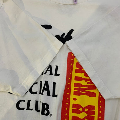 【中古品】【メンズ】  CACTUS PLANT FLEA MARKET カクタスプラント フリーマーケット × ANTI SOCIAL SOCIAL CLUB アンチソーシャルソーシャルクラブ 別注 コラボ CPFM ASSC LOGO S/S TEE ロゴ ショートスリーブ Tシャツ 半袖 トップス 142-241123-kk-22-tei サイズ：XL カラー：ホワイト 万代Net店