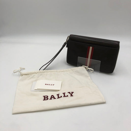 【中古品】【メンズ】 BALLY バリー TINGER TRAVEL WALLET ティンガー トラベルウォレット ラウンドファスナー 長財布 200-241217-kk-04-tei カラー：CHOCOLATE 万代Net店