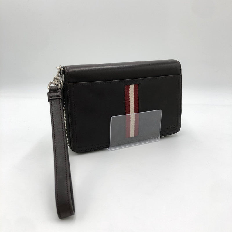 【中古品】【メンズ】 TINGER TRAVEL WALLET ティンガー トラベルウォレット ラウンドファスナー 長財布 200-241217-kk-04-tei カラー：CHOCOLATE 万代Net店