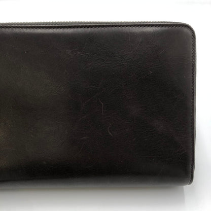 【中古品】【メンズ】 TINGER TRAVEL WALLET ティンガー トラベルウォレット ラウンドファスナー 長財布 200-241217-kk-04-tei カラー：CHOCOLATE 万代Net店
