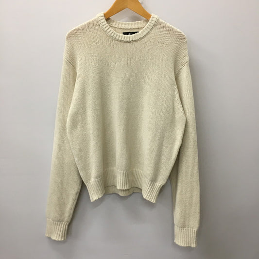 【中古美品】【メンズ】 STUSSY ステューシー 24AW SURFMAN ICON SWEATER 117233 サーフィンアイコン セーター トップス ニット 142-241124-kk-05-tei サイズ：S カラー：アイボリー 万代Net店