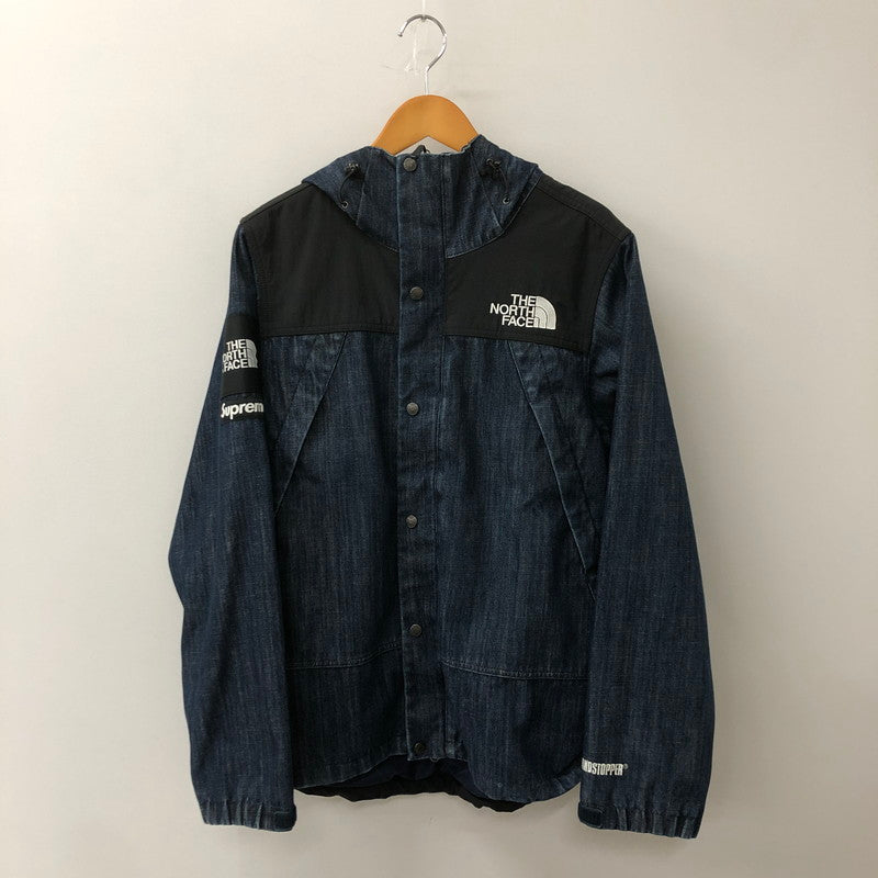 【中古品】【メンズ】 Supreme シュプリーム × THE NORTH FACE ザ ノースフェイス 別注 コラボ 15SS DENIM DOT SHOT JACKET NP01540I デニム ドットショットジャケット ライトアウター 149-250731-kk-13-fuz サイズ：M カラー：インディゴ 万代Net店