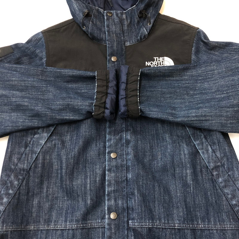 【中古品】【メンズ】 Supreme シュプリーム × THE NORTH FACE ザ ノースフェイス 別注 コラボ 15SS DENIM DOT SHOT JACKET NP01540I デニム ドットショットジャケット ライトアウター 149-250731-kk-13-fuz サイズ：M カラー：インディゴ 万代Net店