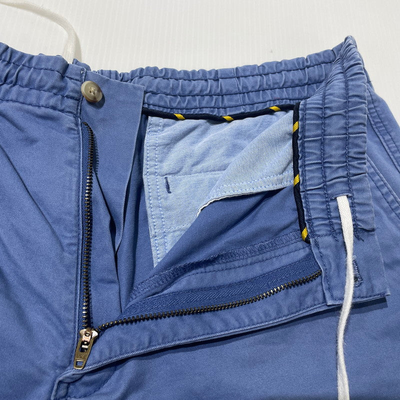 【中古品】【メンズ】 RALPH LAUREN ポロ ラルフローレン STRETCH SHORT PANTS ストレッチ ショート パンツ ボトムス 短パン 158-260807-sa-20-tei サイズ：L カラー：ブルー系 万代Net店