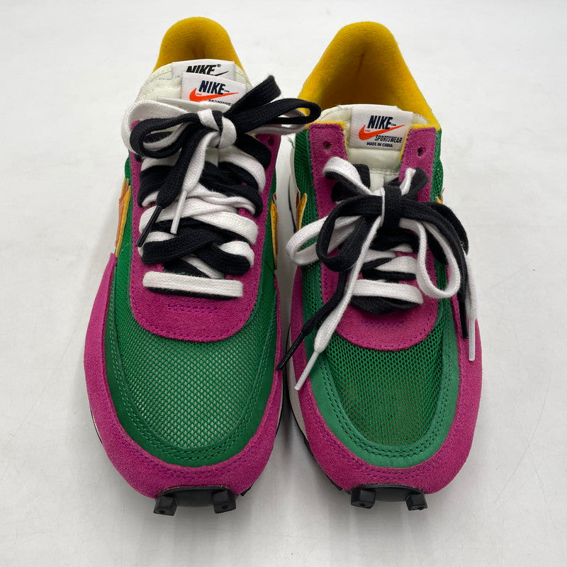 【中古品】【メンズ】 NIKE ナイキ × SACAI サカイ 別注コラボ LDV WAFFLE PINE GREEN ワッフル パイングリーン スニーカー 靴 シューズ 160-260904-yo-08-teih サイズ：25.5cm カラー：マルチ 万代Net店