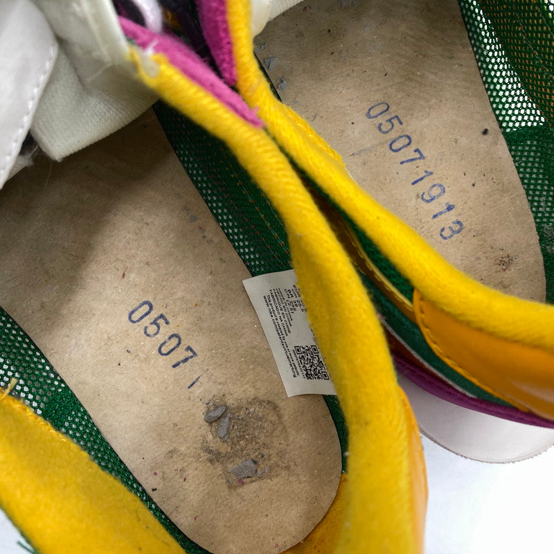 【中古品】【メンズ】 NIKE ナイキ × SACAI サカイ 別注コラボ LDV WAFFLE PINE GREEN ワッフル パイングリーン スニーカー 靴 シューズ 160-260904-yo-08-teih サイズ：25.5cm カラー：マルチ 万代Net店
