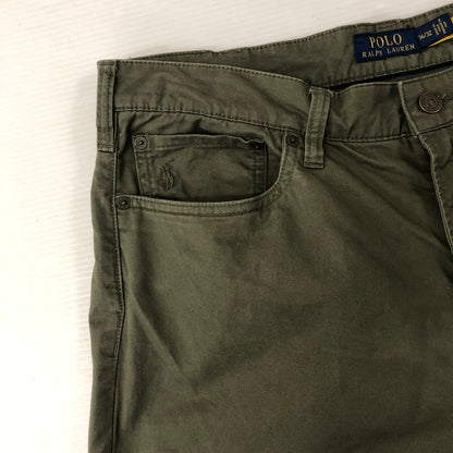 【中古品】【メンズ】 SULLIVAN SLIM FIT COTTON PANTS サリバン スリムフィット コットンパンツ ボトムス 158-250113-kk-09-tei サイズ：36 カラー：オリーブ 万代Net店