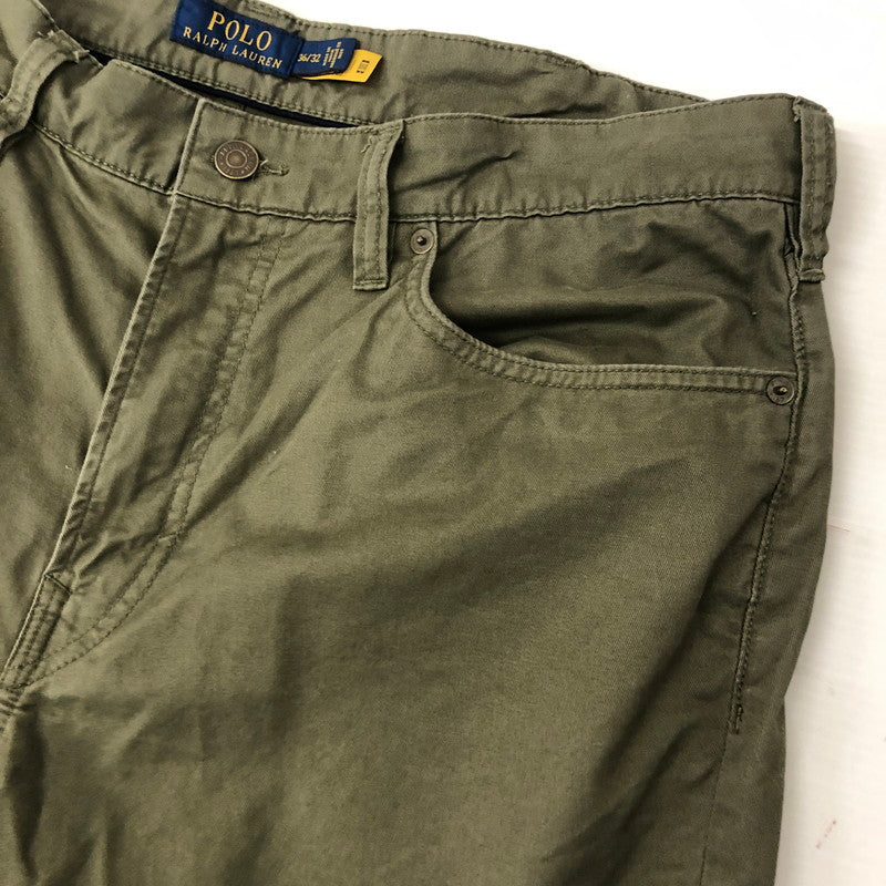 【中古品】【メンズ】 SULLIVAN SLIM FIT COTTON PANTS サリバン スリムフィット コットンパンツ ボトムス 158-250113-kk-09-tei サイズ：36 カラー：オリーブ 万代Net店