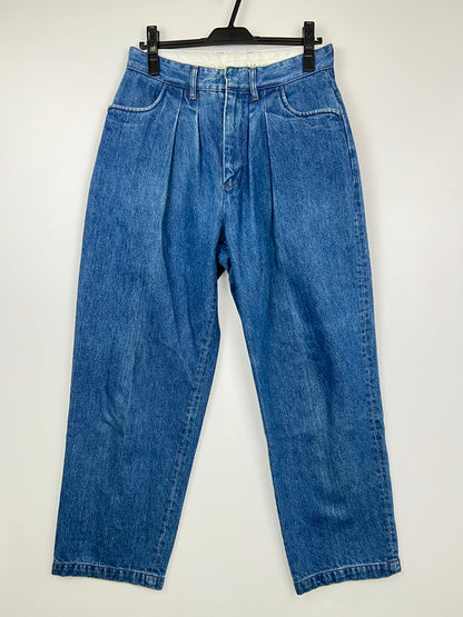 【中古品】【メンズ】 FARAH ファーラー TWOｰTUCK WIDE TAPERED PANTS FR0202-M4008 2タックワイドテーパードパンツ ボトムス 151-260830-kk-06-hon サイズ：30 カラー：ライトインディゴ 万代Net店