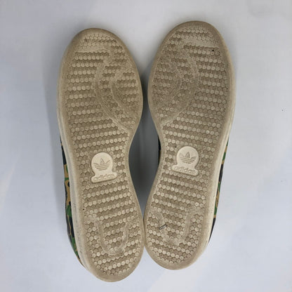 【中古品】【メンズ】 A BATHING APE アベイシングエイプ × adidas アディダス 別注 コラボ STANSIMTH BAPE IG8949 スタンスミス ベイプ スニーカー 靴 161-241130-kk-28-tei カラー：FTWWHT/FTWWHT/OWHITE 万代Net店