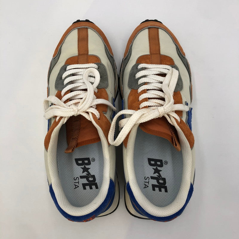 【中古品】【メンズ】 A BATHING APE アベイシングエイプ ROADSTA EXPRESS M191010K ロードスタ エクスプレス スニーカー 靴 162-241130-kk-31-tei カラー：ORANGE 万代Net店