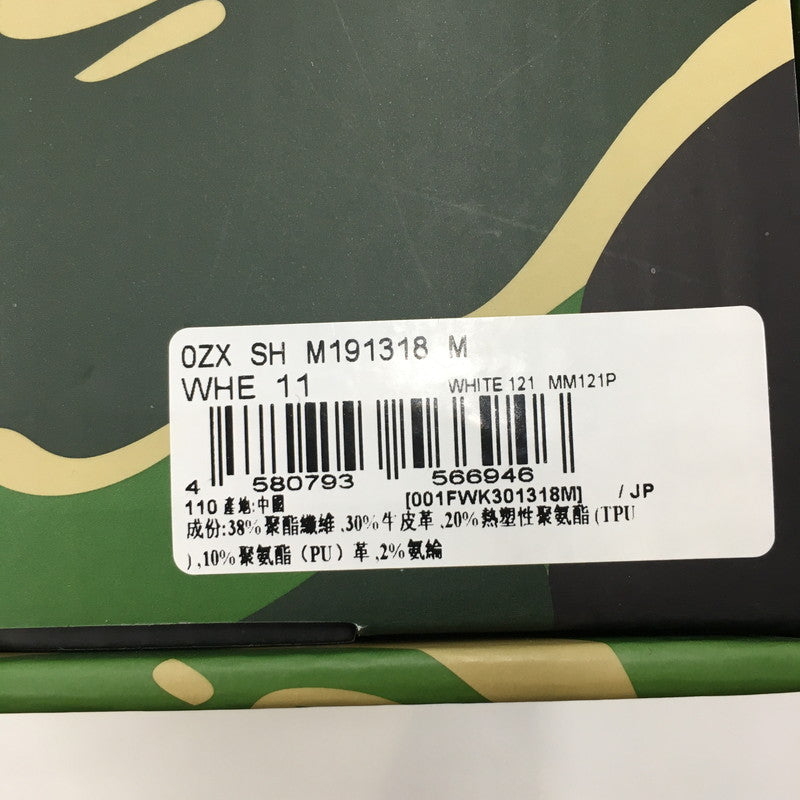 【中古品】【メンズ】 A BATHING APE アベイシングエイプ CROSS STA M191318 M クロススタ スニーカー 靴 162-241203-kk-03-tei カラー：WHITE 万代Net店