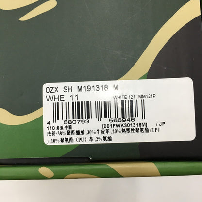 【中古品】【メンズ】 A BATHING APE アベイシングエイプ CROSS STA M191318 M クロススタ スニーカー 靴 162-241203-kk-03-tei カラー：WHITE 万代Net店