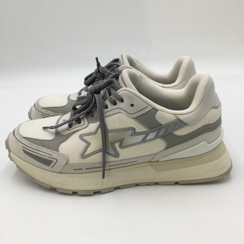 【中古品】【メンズ】 A BATHING APE アベイシングエイプ CROSS STA M191318 M クロススタ スニーカー 靴 162-241203-kk-03-tei カラー：WHITE 万代Net店