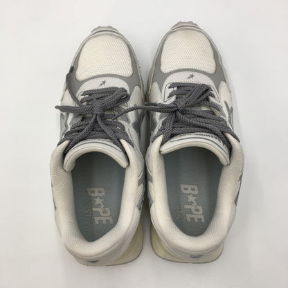 【中古品】【メンズ】 A BATHING APE アベイシングエイプ CROSS STA M191318 M クロススタ スニーカー 靴 162-241203-kk-03-tei カラー：WHITE 万代Net店