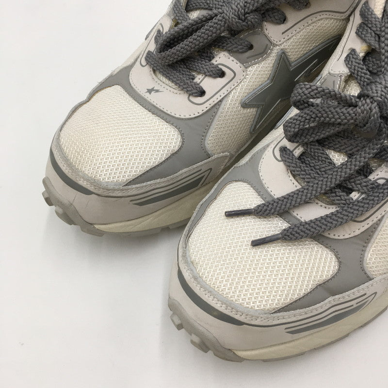 【中古品】【メンズ】 A BATHING APE アベイシングエイプ CROSS STA M191318 M クロススタ スニーカー 靴 162-241203-kk-03-tei カラー：WHITE 万代Net店