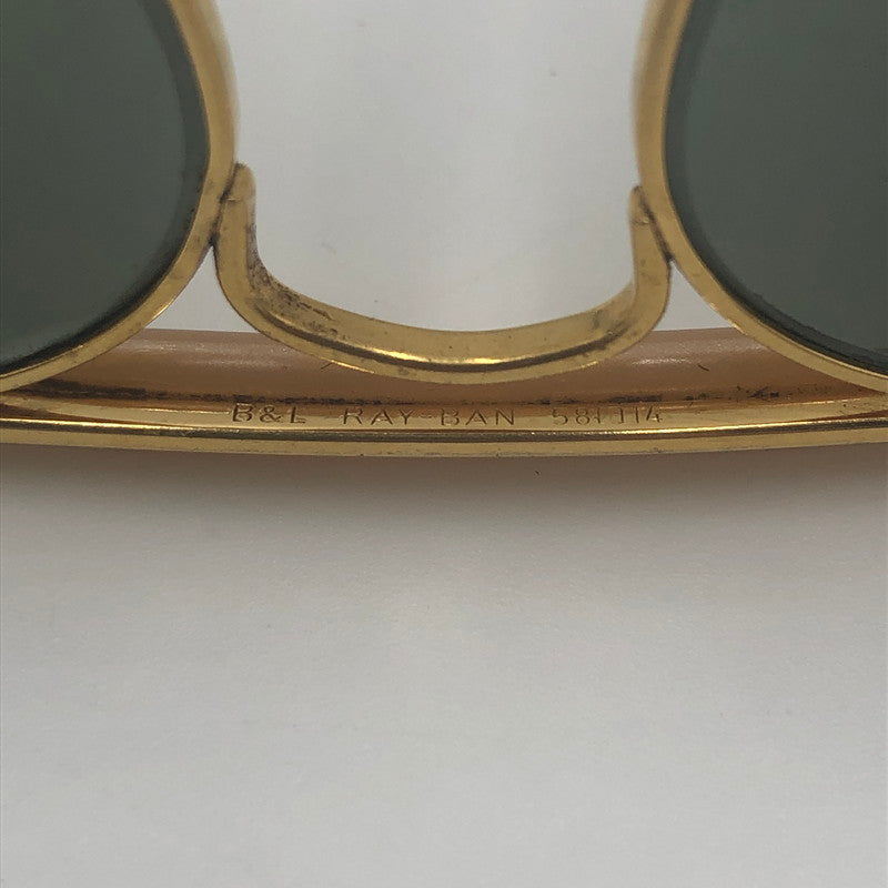 【中古品】【メンズ】 B&L OUTDOORSMAN SUNGLAS ボシュロム社製 アウトドアーズマン サングラス アイウェア アクセサリー 203-241217-kk-11-tei サイズ：58ロ14 カラー：ゴールド 万代Net店