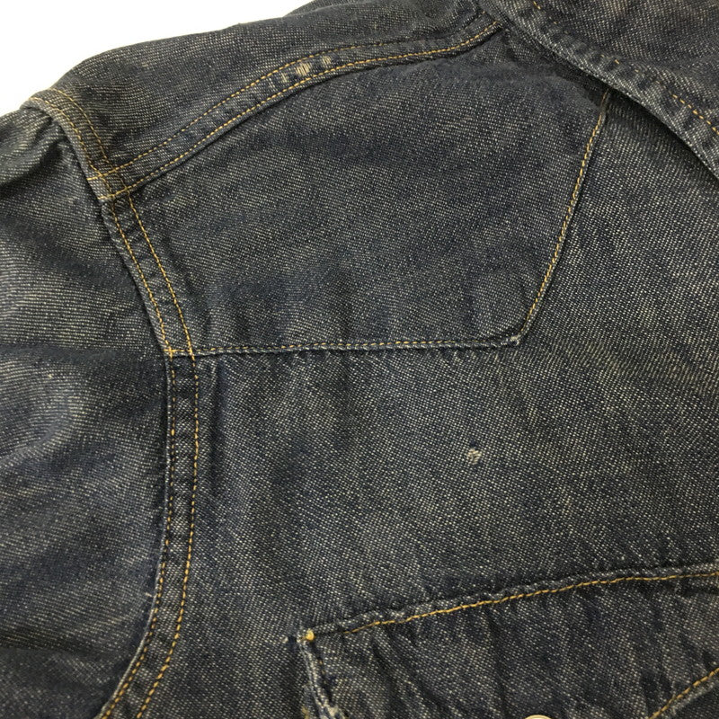 【中古品】【メンズ】  PENNEY'S FOREMOST ぺニーズフォアモスト 50~60's DENIM WESTERN SHIRT VINTAGE 50-60年代 デニムウエスタンシャツ 長袖 トップス ヴィンテージ 145-241207-kk-13-tei サイズ：表記無し 下記参照 カラー：インディゴ 万代Net店