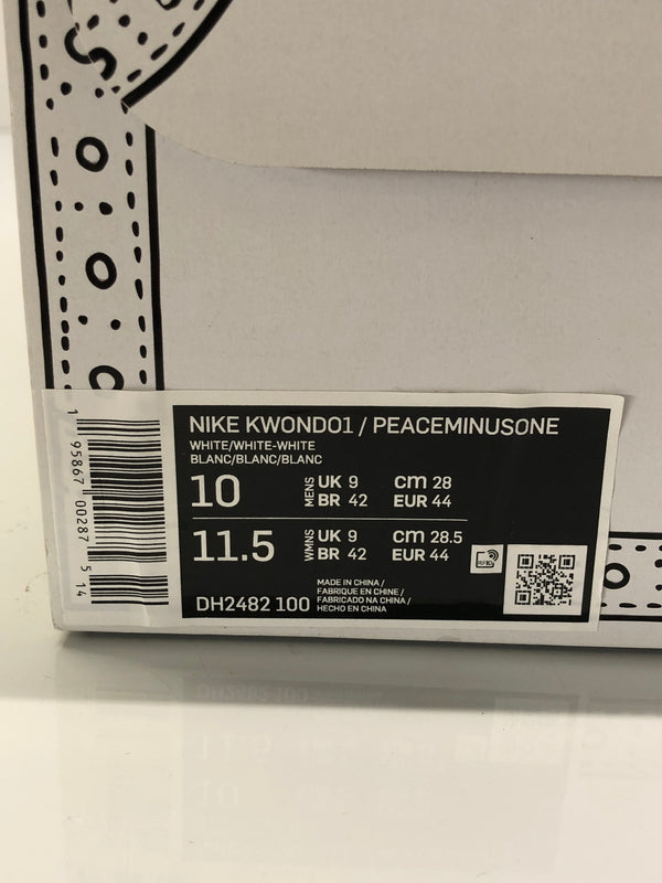 【中古品】【メンズ】 NIKE ナイキ ×PEACEMINUSONE ピースマイナスワン DH2482-100 KWONDO1 クォンドー 靴 シューズ ローカットスニーカー 160-260924-AS-35-hon サイズ：28cm US10 カラー：WHITE/WHITE-WHITE 万代Net店