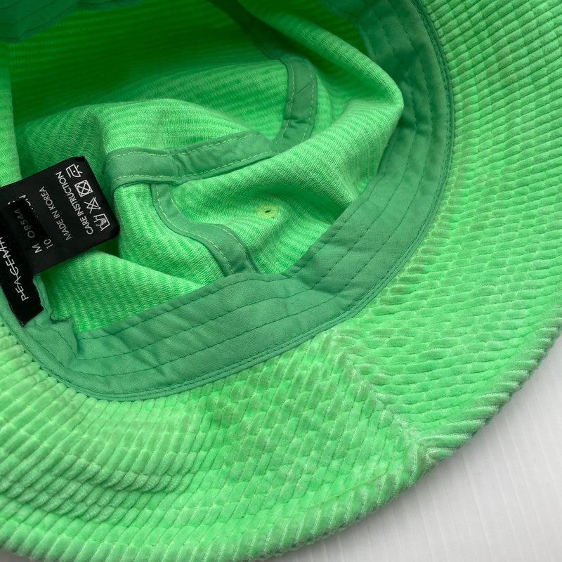【中古品】【メンズ】 PEACEMINUSONE ピースマイナスワン PMO CORDUROY BUCKET HAT O8544 コーデュロイ バケットハット 帽子 185-260704-yo-04-tei サイズ：ONESIZE カラー：グリーン 万代Net店