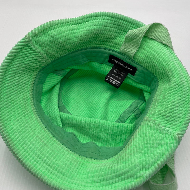 【中古品】【メンズ】 PEACEMINUSONE ピースマイナスワン PMO CORDUROY BUCKET HAT O8544 コーデュロイ バケットハット 帽子 185-260704-yo-04-tei サイズ：ONESIZE カラー：グリーン 万代Net店