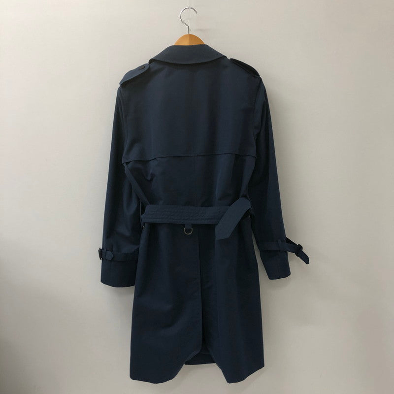 【中古品】【メンズ】 Aquascutum アクアスキュータム LONG TRENCH COAT 164 K0500 ロングトレンチコート アウター 141-250224-kk-09-tei サイズ：36 カラー：ネイビー 万代Net店