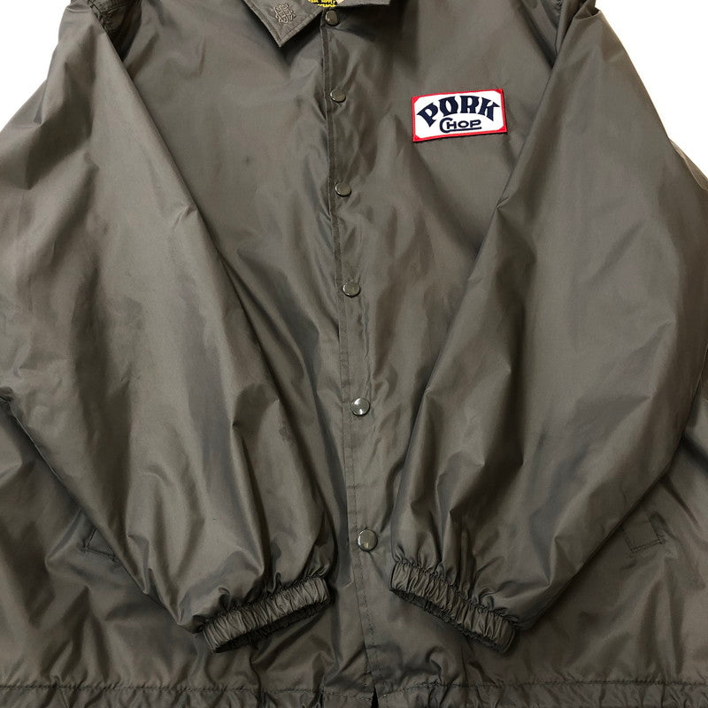 【中古品】【メンズ】  PORK CHOP GARAGE SUPPLY ポークチョップガレージ サプライ BOA COACH JACKET ボアコーチジャケット アウター 145-250212-kk-27-tei サイズ：XL カラー：グレー 万代Net店