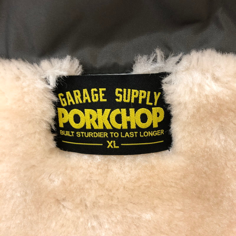 【中古品】【メンズ】  PORK CHOP GARAGE SUPPLY ポークチョップガレージ サプライ BOA COACH JACKET ボアコーチジャケット アウター 145-250212-kk-27-tei サイズ：XL カラー：グレー 万代Net店