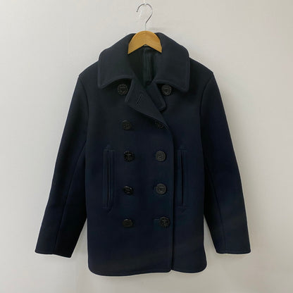 【中古品】【メンズ】 Buzz Rickson's バズリクソンズ PEA-COAT NAVAL CLOTHING FACTORY BR11554 ピーコート ナバル クロージング ファクトリー アウター 145-250417-kk-19-fuz サイズ：6 カラー：ネイビー 万代Net店
