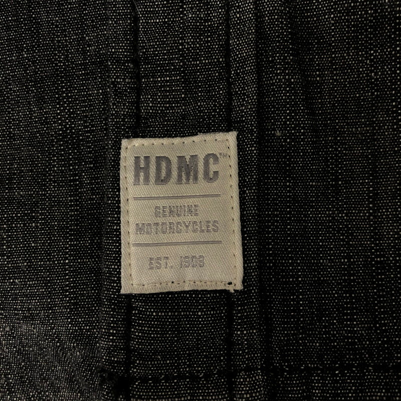 【中古品】【メンズ】 SLIM FIT DENIM S/S SHIRT 96233-18VM スリムフィット デニム ショートスリーブシャツ 半袖 トップス 145-250107-kk-29-tei サイズ：S カラー：ブラック 万代Net店