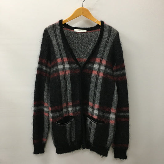 【中古品】【メンズ】 ESTNATION エストネーション MOHAIR CARDIGAN 12-234-12-100092 モヘアカーディガン トップス ニット 140-241211-kk-12-tei サイズ：M カラー：ブラック 万代Net店