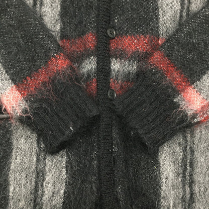 【中古品】【メンズ】 ESTNATION エストネーション MOHAIR CARDIGAN 12-234-12-100092 モヘアカーディガン トップス ニット 140-241211-kk-12-tei サイズ：M カラー：ブラック 万代Net店