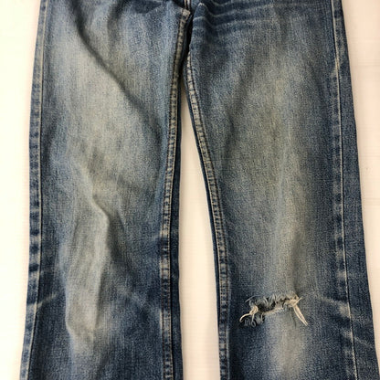 【中古品】【メンズ】 90's ZIPERFLY DENIM PANTS 540-0232 90年代 ジッパーフライ デニムパンツ ボトムス 156-250116-kk-34-tei サイズ：29 カラー：ライトインディゴ 万代Net店