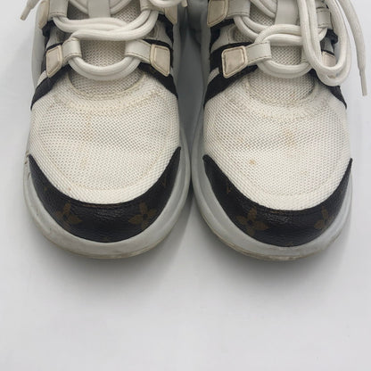【中古品】【レディース】 ARCHLIGHT TRAINER MONOGRAM CL1109 アークライト トレーナー モノグラム スニーカー 靴 179-241217-kk-14-tei サイズ：38 カラー：ホワイト 万代Net店