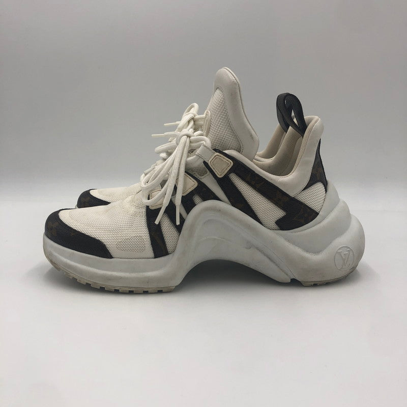 【中古品】【レディース】 ARCHLIGHT TRAINER MONOGRAM CL1109 アークライト トレーナー モノグラム スニーカー 靴 179-241217-kk-14-tei サイズ：38 カラー：ホワイト 万代Net店