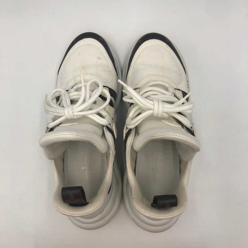 【中古品】【レディース】 ARCHLIGHT TRAINER MONOGRAM CL1109 アークライト トレーナー モノグラム スニーカー 靴 179-241217-kk-14-tei サイズ：38 カラー：ホワイト 万代Net店